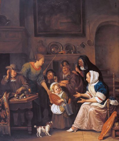 Das Fest des Heiligen Nikolaus von Jan Havickszoon Steen